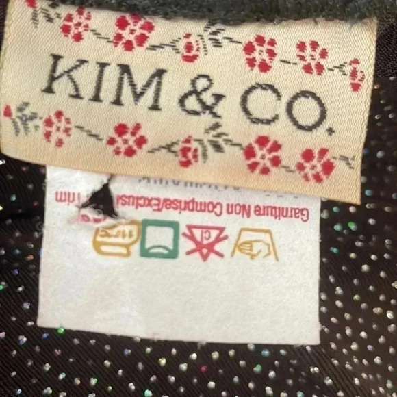 [2XL]Kim&Co Dancing Embellished A Full Stretchy  Skirt - Picture 6 of 7